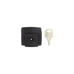 1 13/16" Black, Lock, Zinc Alloy, #L-1621-BLK