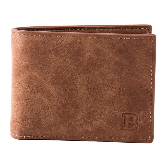 2023 New Fashion PU Leather Men's Wallet With Coin Bag Zipper Small Money Purses Dollar Slim Purse New Design Money Wallet