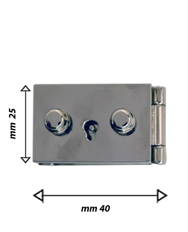 203S - hinge lock for briefcase