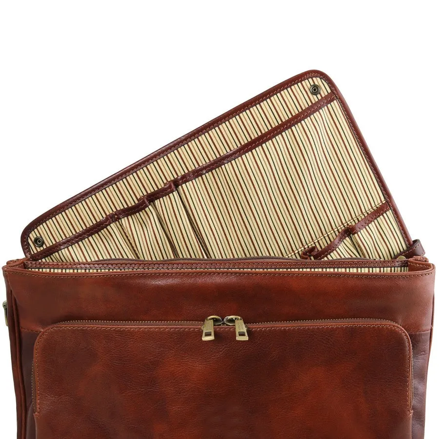 Alessandria Leather Laptop Briefcase