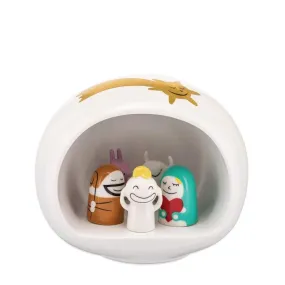 Alessi AMGI10SET Presepe set of 10 figurines in porcelain