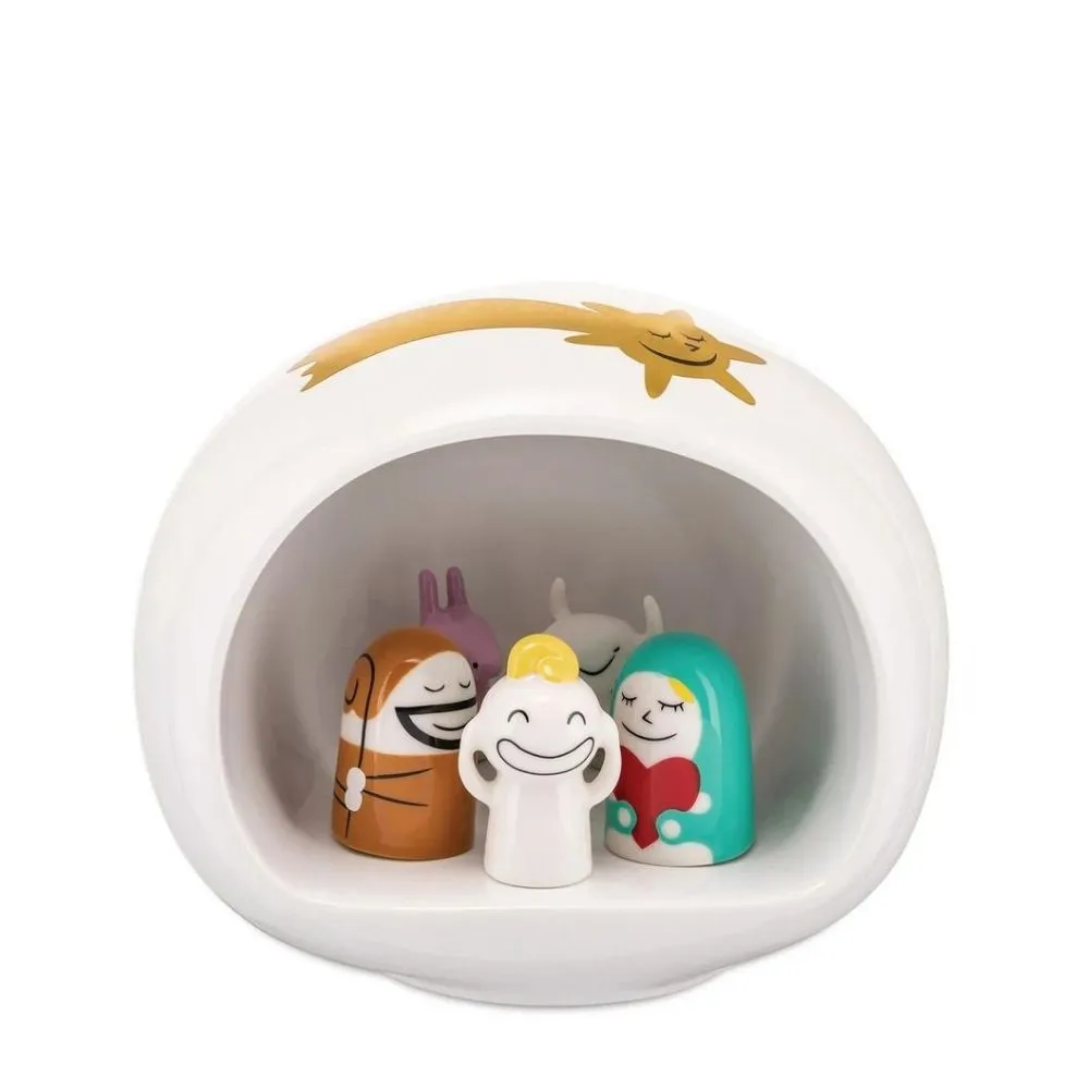 Alessi AMGI10SET Presepe set of 10 figurines in porcelain