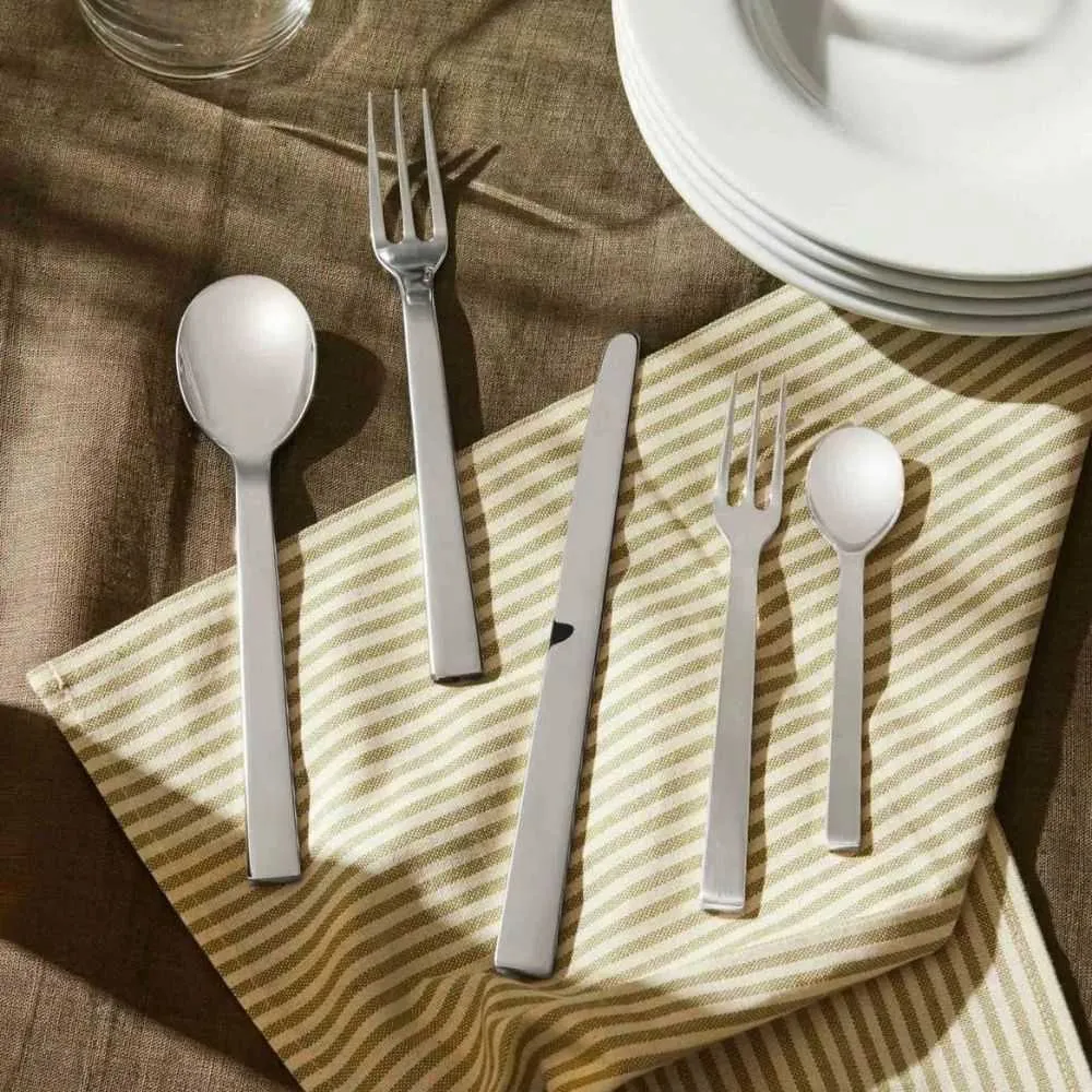 Alessi DC05S5 Santiago cutlery set 5 pieces in steel