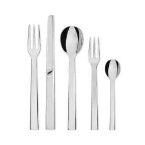 Alessi DC05S5 Santiago cutlery set 5 pieces in steel