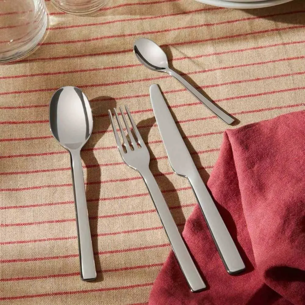Alessi REB09S24 Ovale cutlery set 24 pieces in steel