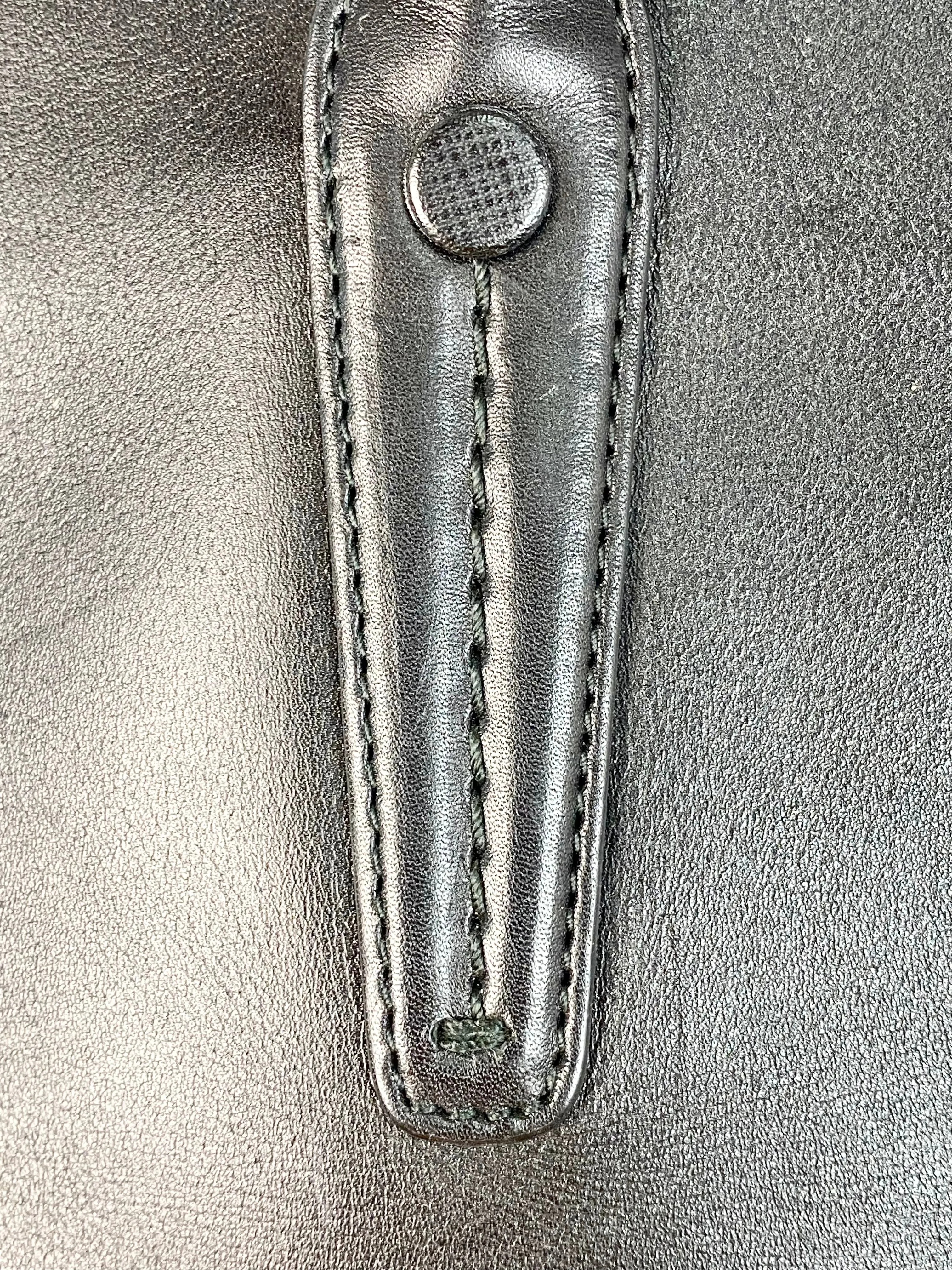 Bally Large Monochromatic Leather Tote Bag