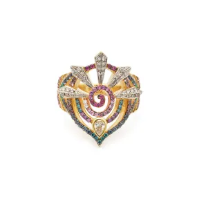 Beamed Vortex Ring