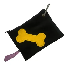 Black Bone Velvet Treats Pouch