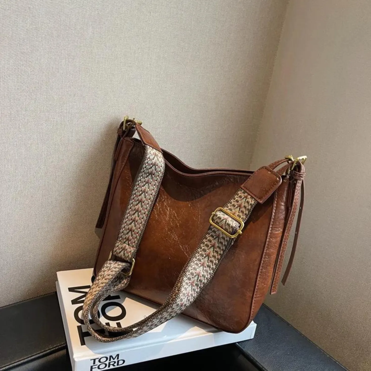 Bohemian Textured Large Capacity Tote Bag