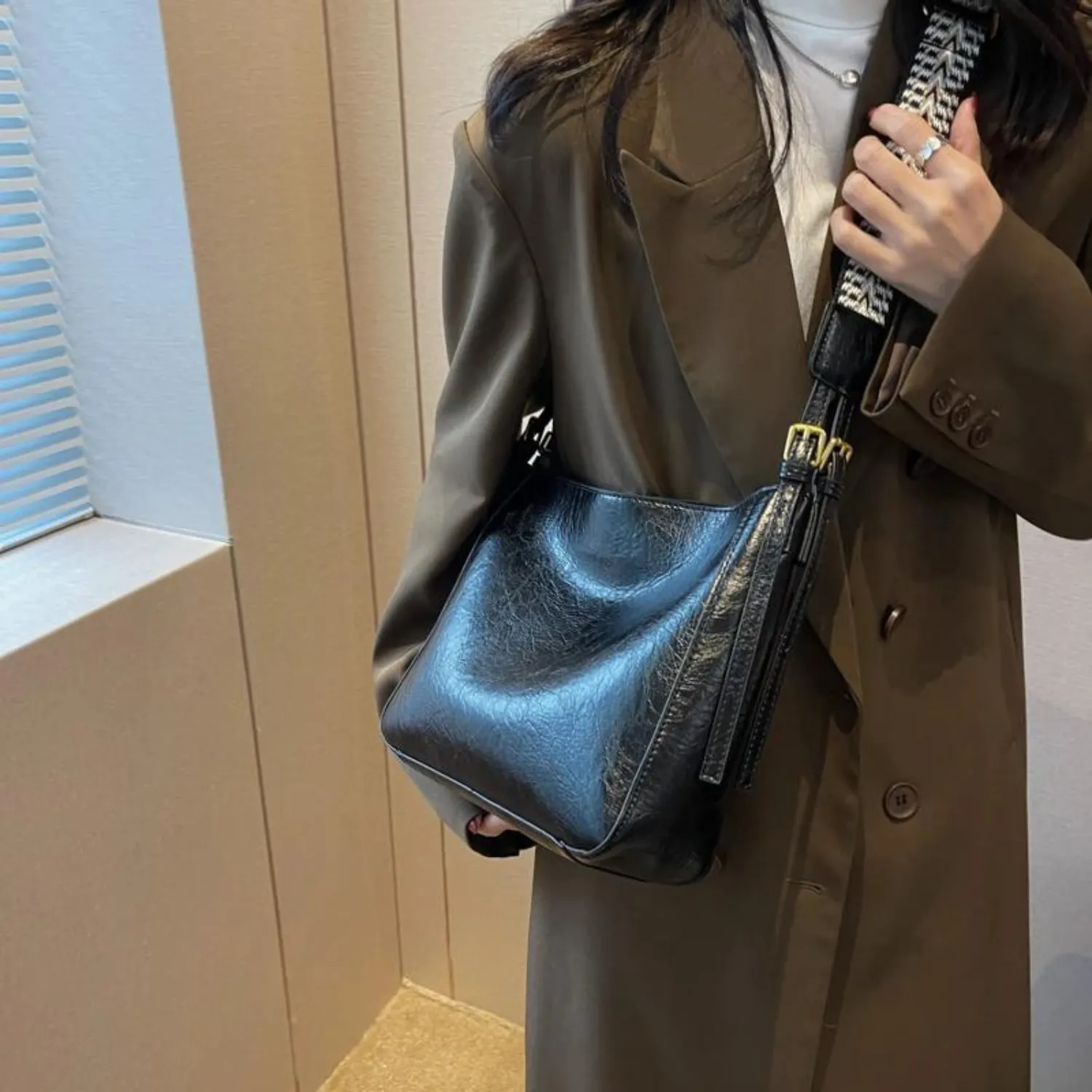 Bohemian Textured Large Capacity Tote Bag