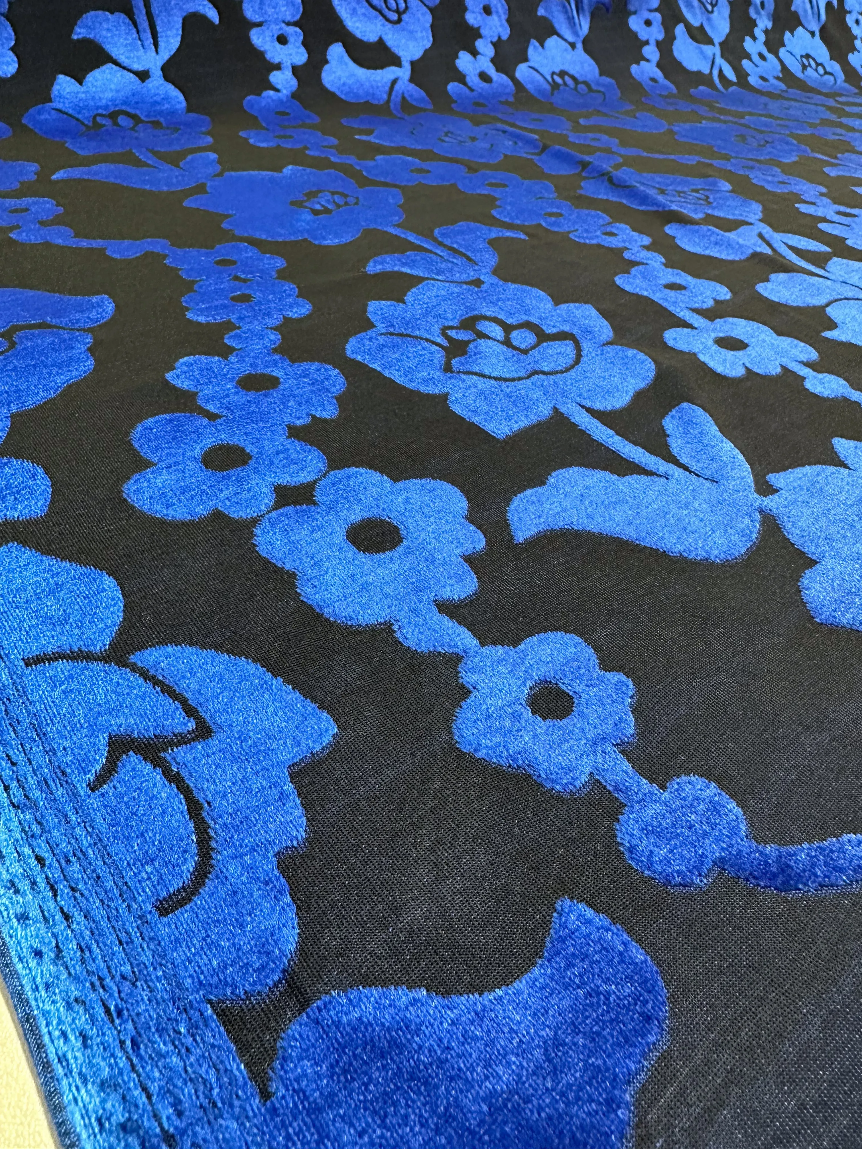 Burnout Velvet - Snorkel Blue - 155cm
