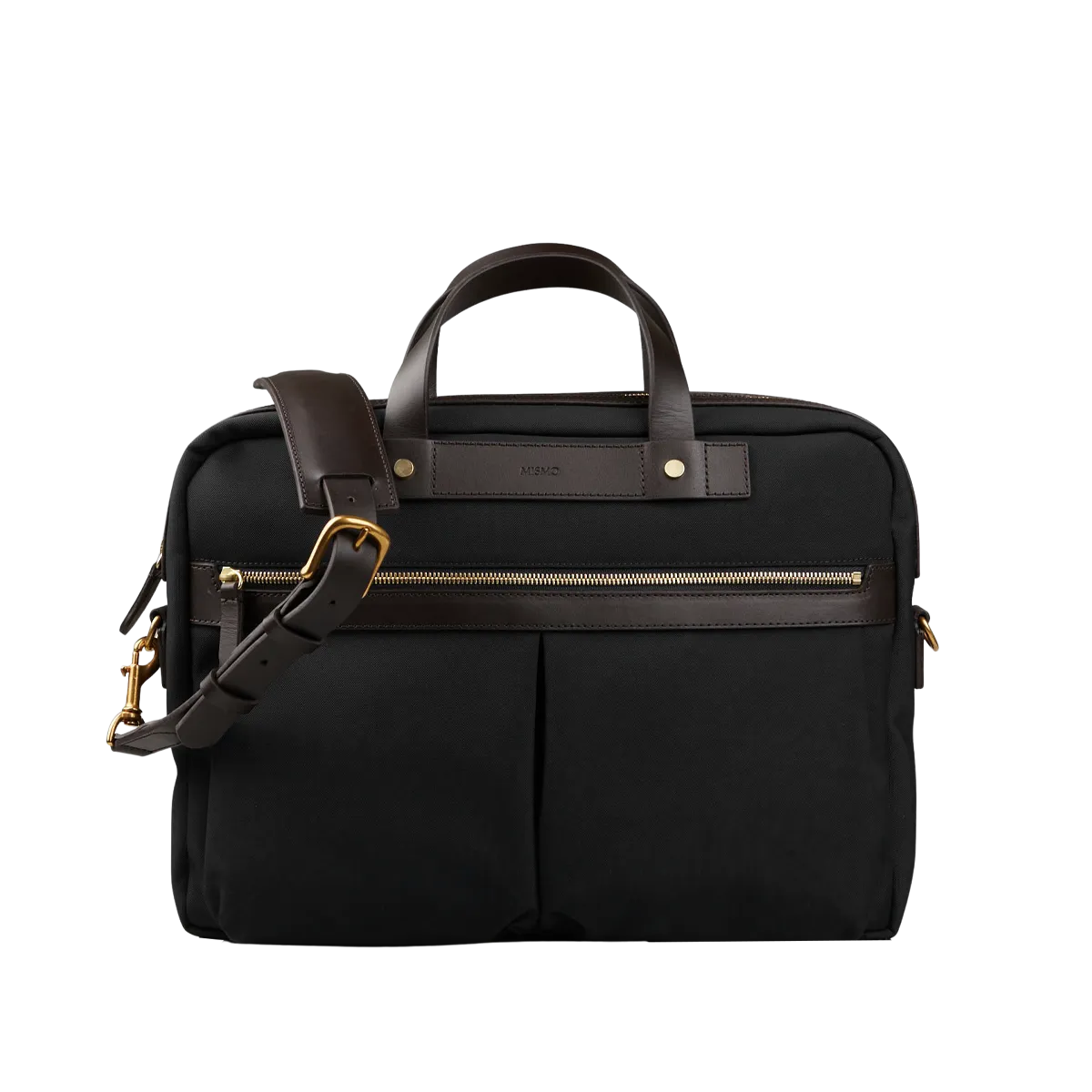 Coal Black M/S Canvas Office Briefcase
