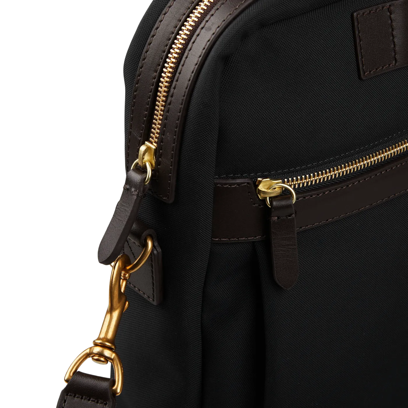 Coal Black M/S Canvas Office Briefcase