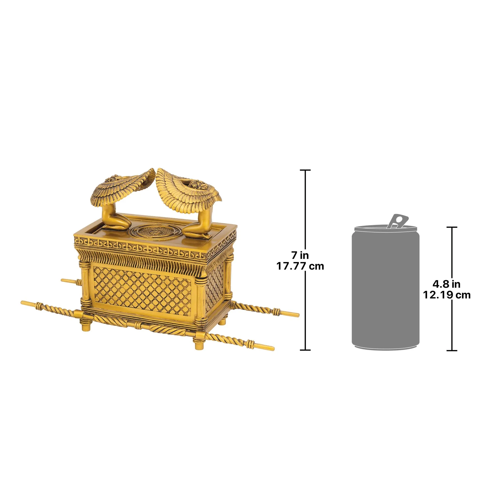 Design Toscano Plastic Inc Ark of The Covenant Statue (Gold, 11 Inch)