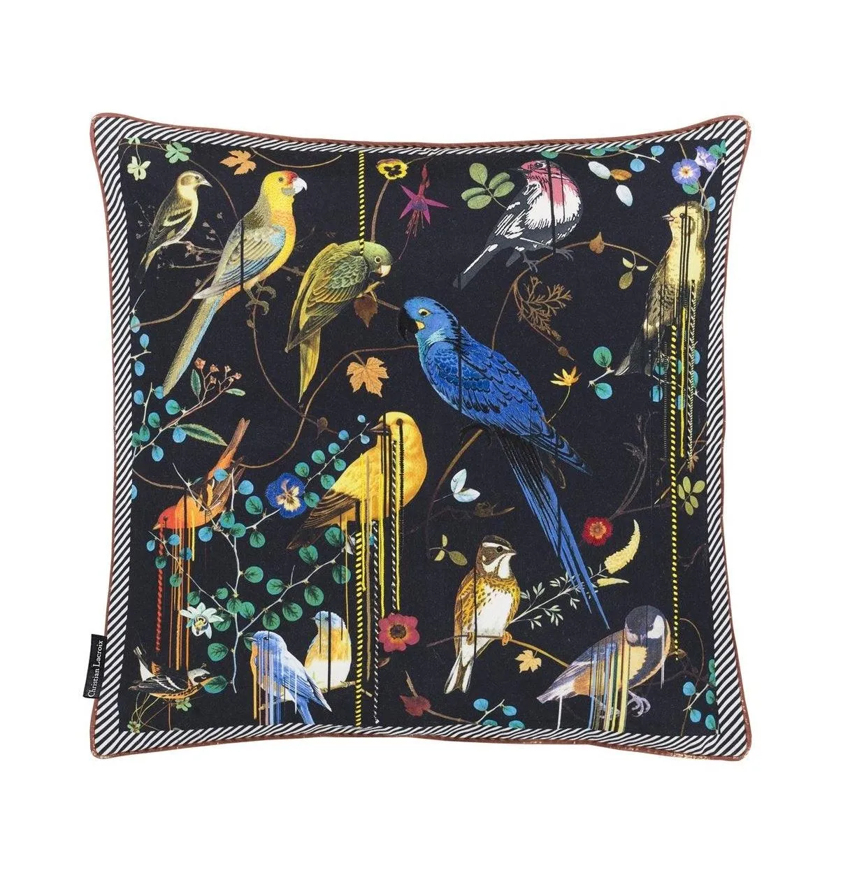 Double sided pillow FLOWERWORKS CAMELIA cotton satin