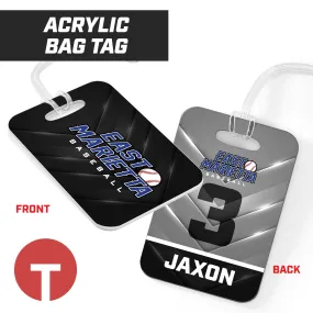 East Marietta Little League - Hard Acrylic Bag Tag