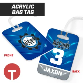 East Side Machine Baseball - Hard Acrylic Bag Tag