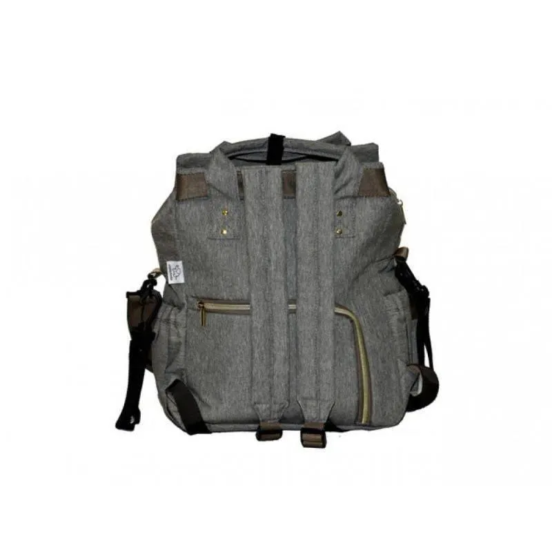 Elphybaby Carry All Nappy Bag Dinosaur shape - Grey