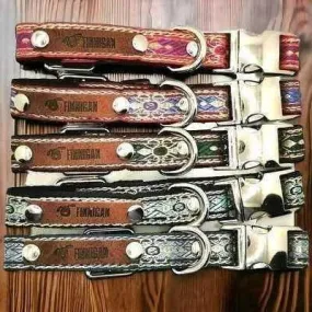 Finnigan Small Dog Collar: Personalised Engraving & Designer Fabrics