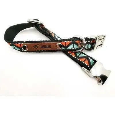 Finnigan Small Dog Collar: Personalised Engraving & Designer Fabrics