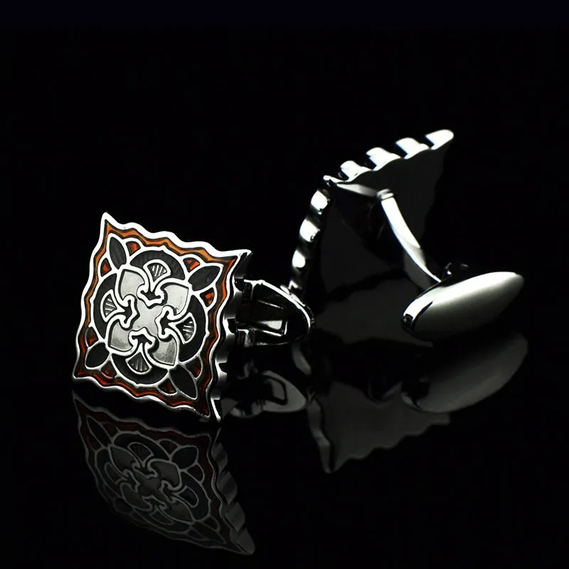 FLEXFIL  Designer Fashion Men's Classic Ornate Cuff Links