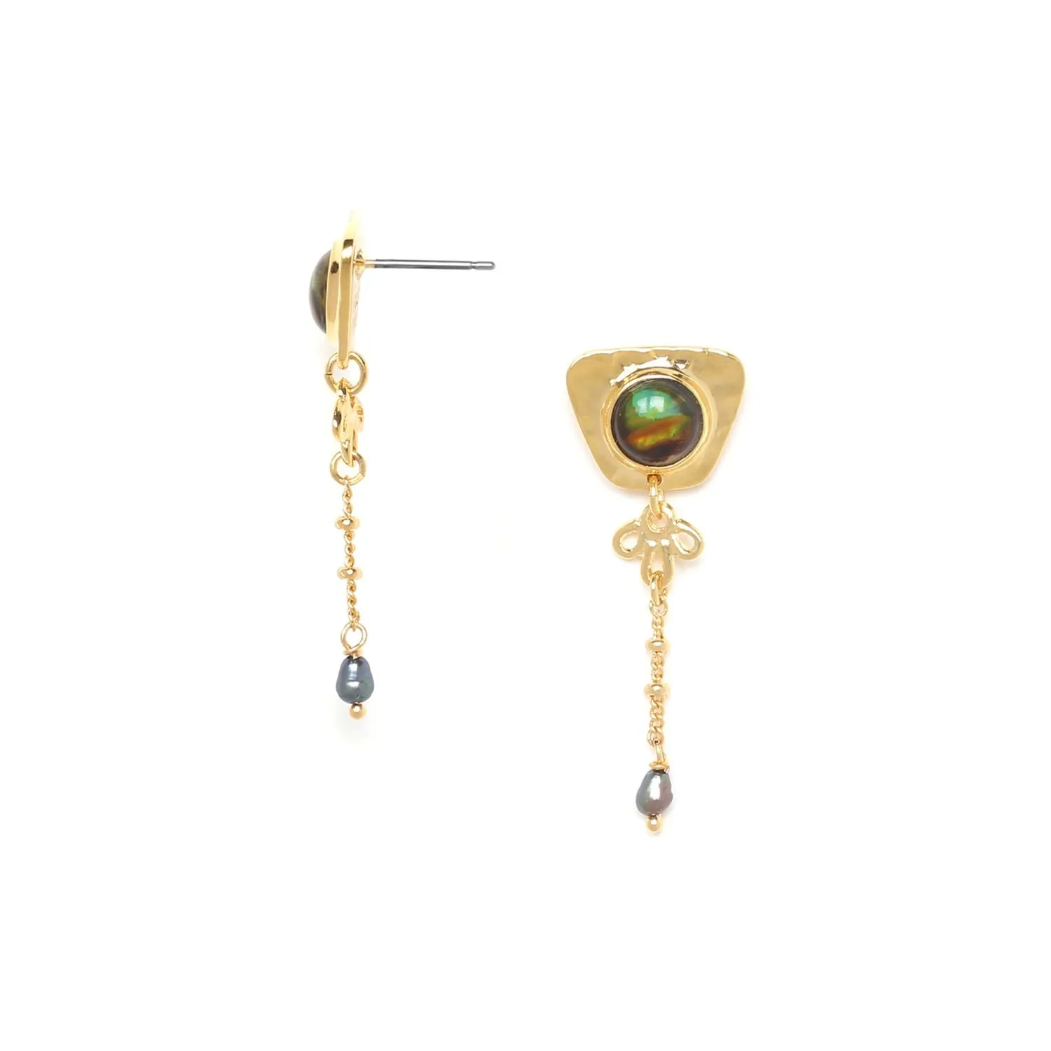 Frank Herval Laura Long Chain Earings