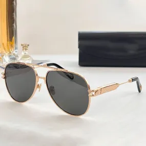 Germany Luxury Titanium Sunglasses Avant-grade Steampunk Eyeglasses Uv400 Top-notched Men Classical Designer Glasses for Women