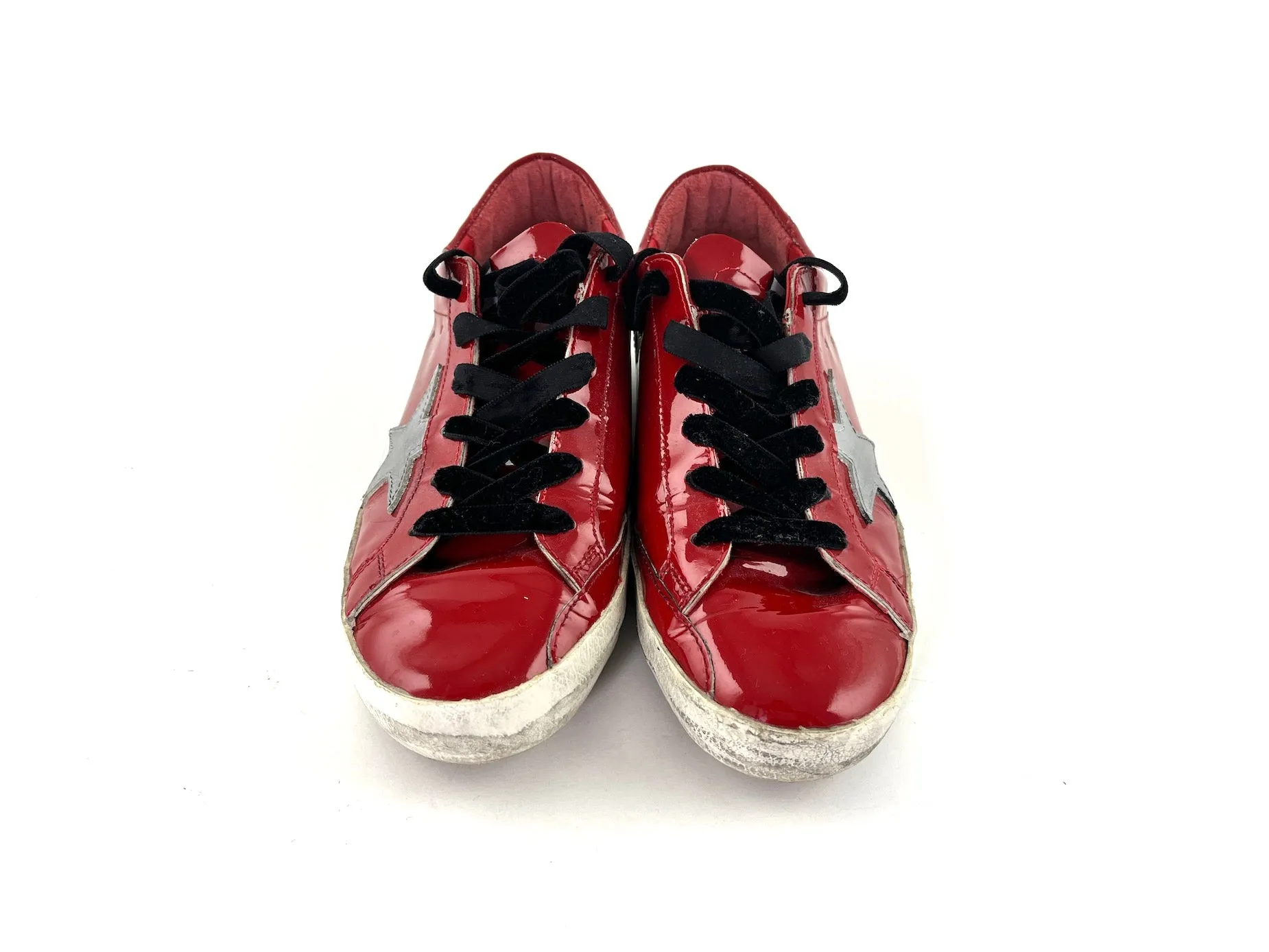 GOLDEN GOOSE Superstar Red Sneakers 40