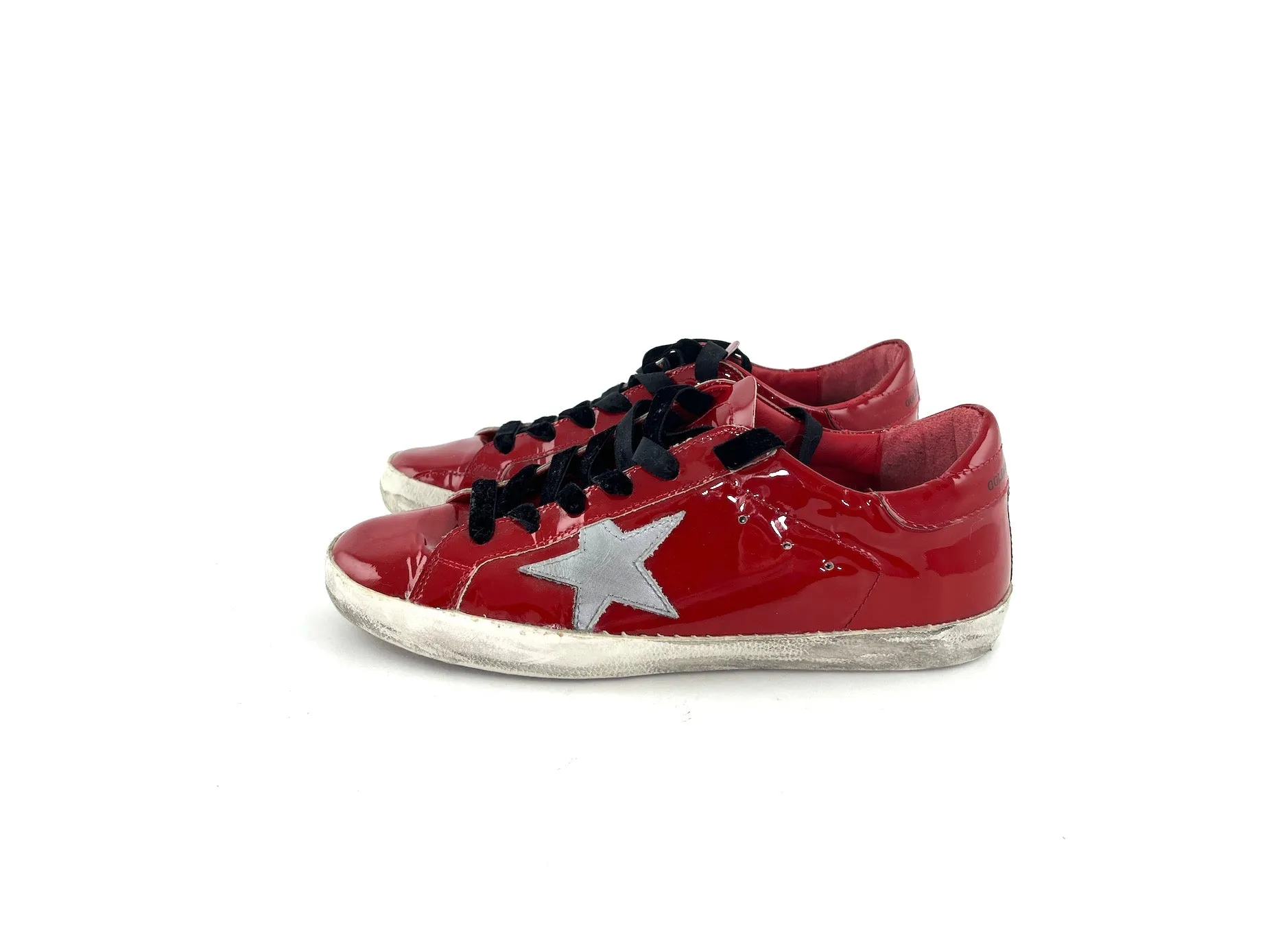GOLDEN GOOSE Superstar Red Sneakers 40