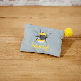 Grey 'Hapus' Bee Purse