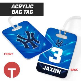 Hammond Yankees - Hard Acrylic Bag Tag