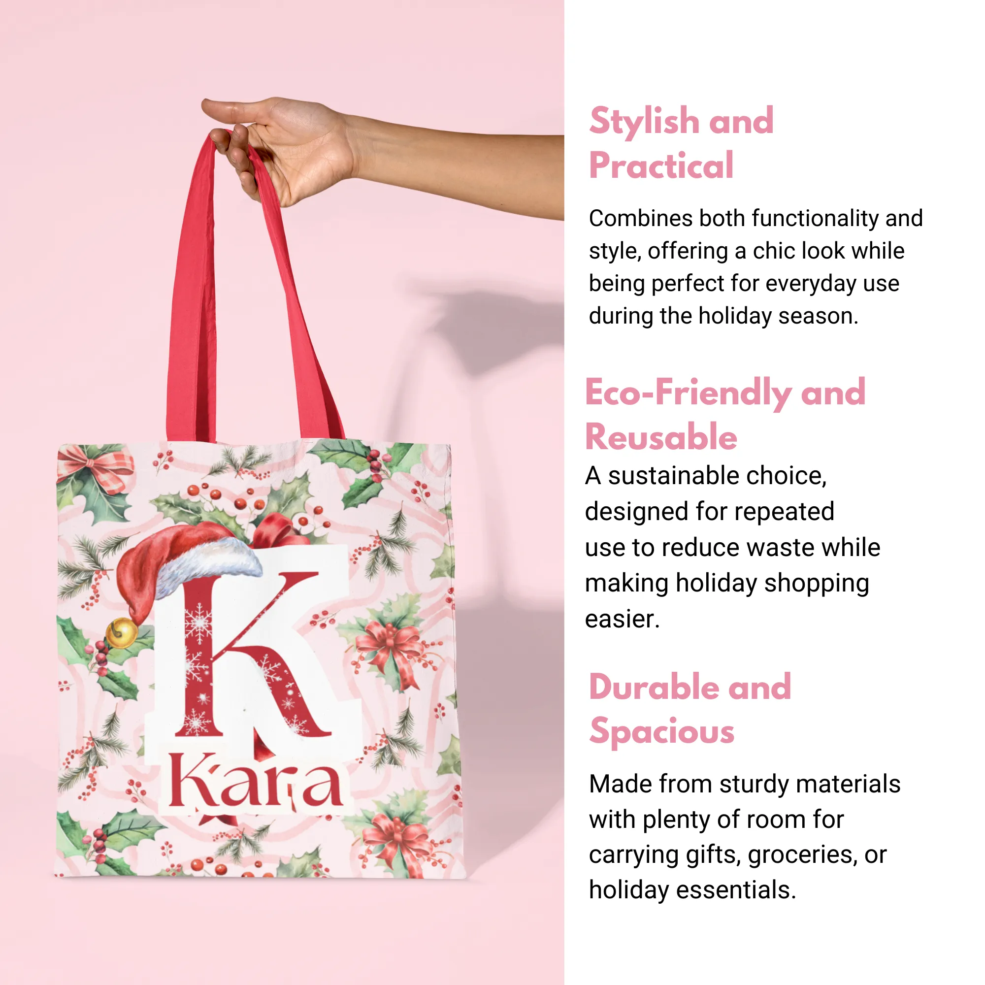 High Quality Tote Bag for Shopping Durable Tote Bag Reusable Tote Bag Eco-Friendly Fashionable Tote Bag for Work or Daily Use