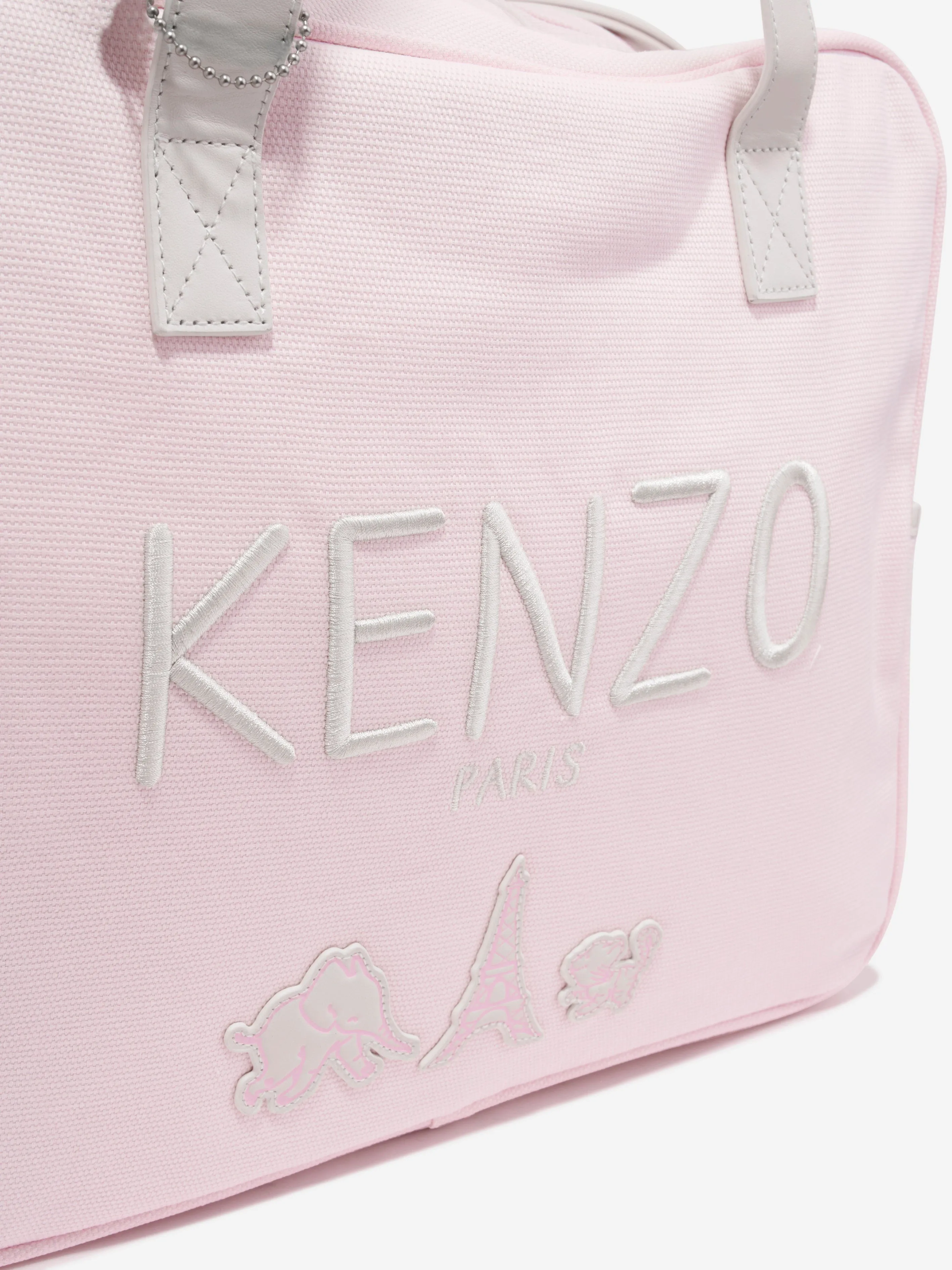 KENZO Baby Girls Logo Changing Bag in Pink