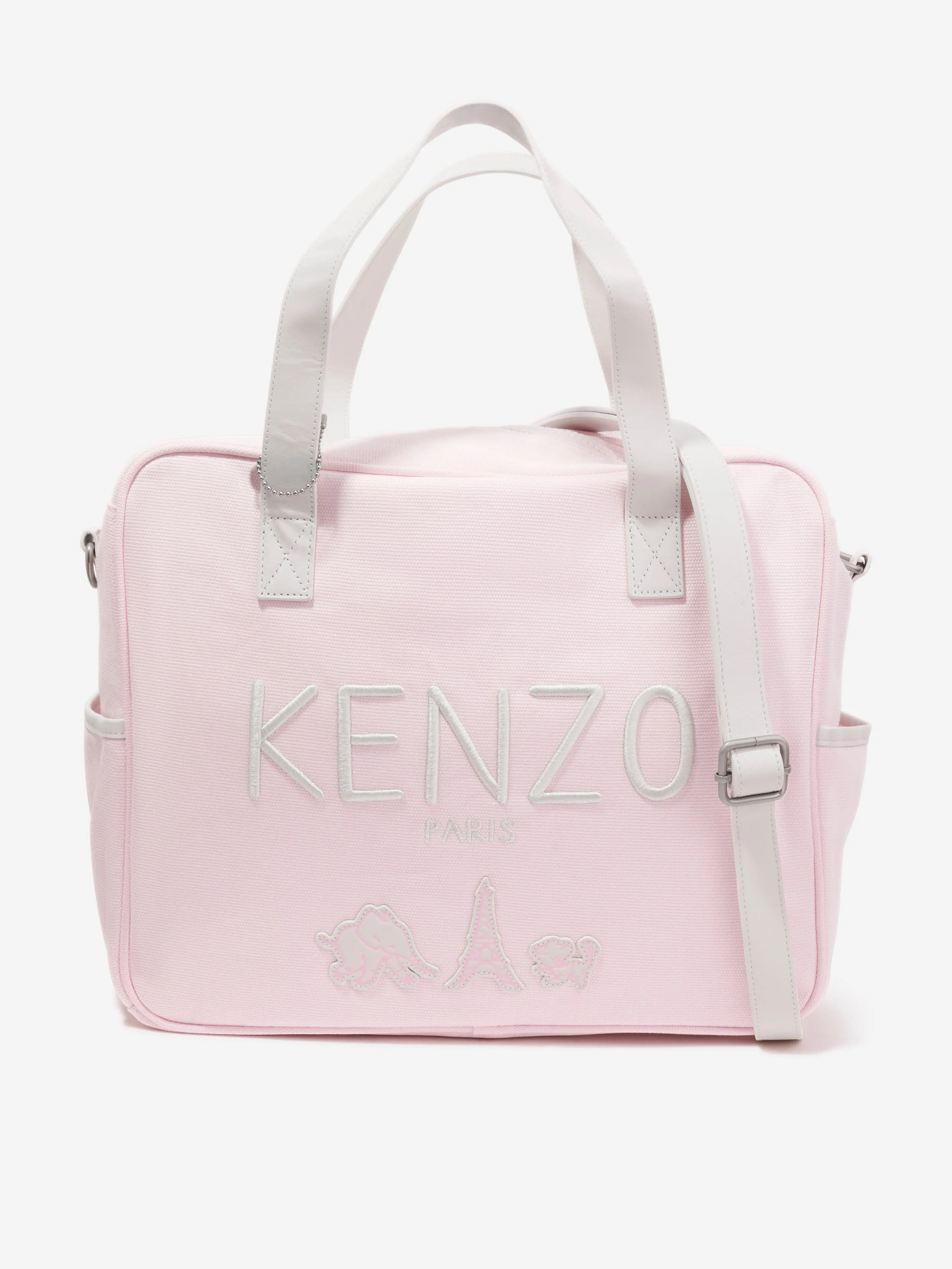KENZO Baby Girls Logo Changing Bag in Pink