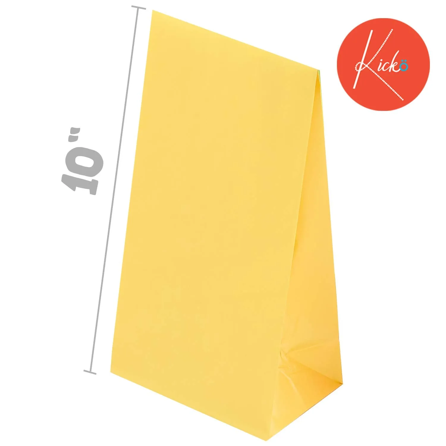 Kicko Neon Assorted Paper Party Bags - 20 Pack - 10.25 Inch - Party Favors, New Moms