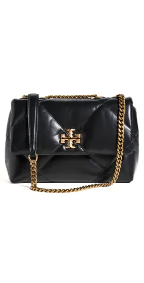 Kira Diamond Quilt Small Convertible Shoulder Bag Black One Size