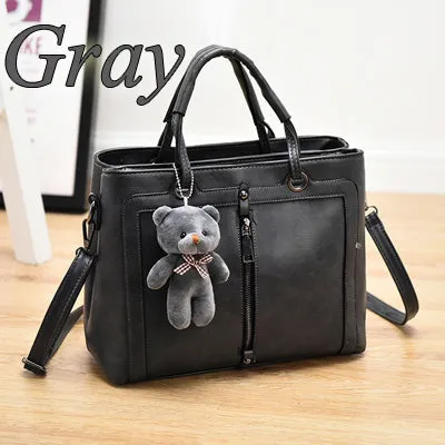 Luxury Women Leather Handbag Red Retro Vintage Bag Designer Handbags High Quality Famous Brand Tote Shoulder Ladies Hand Bag 703