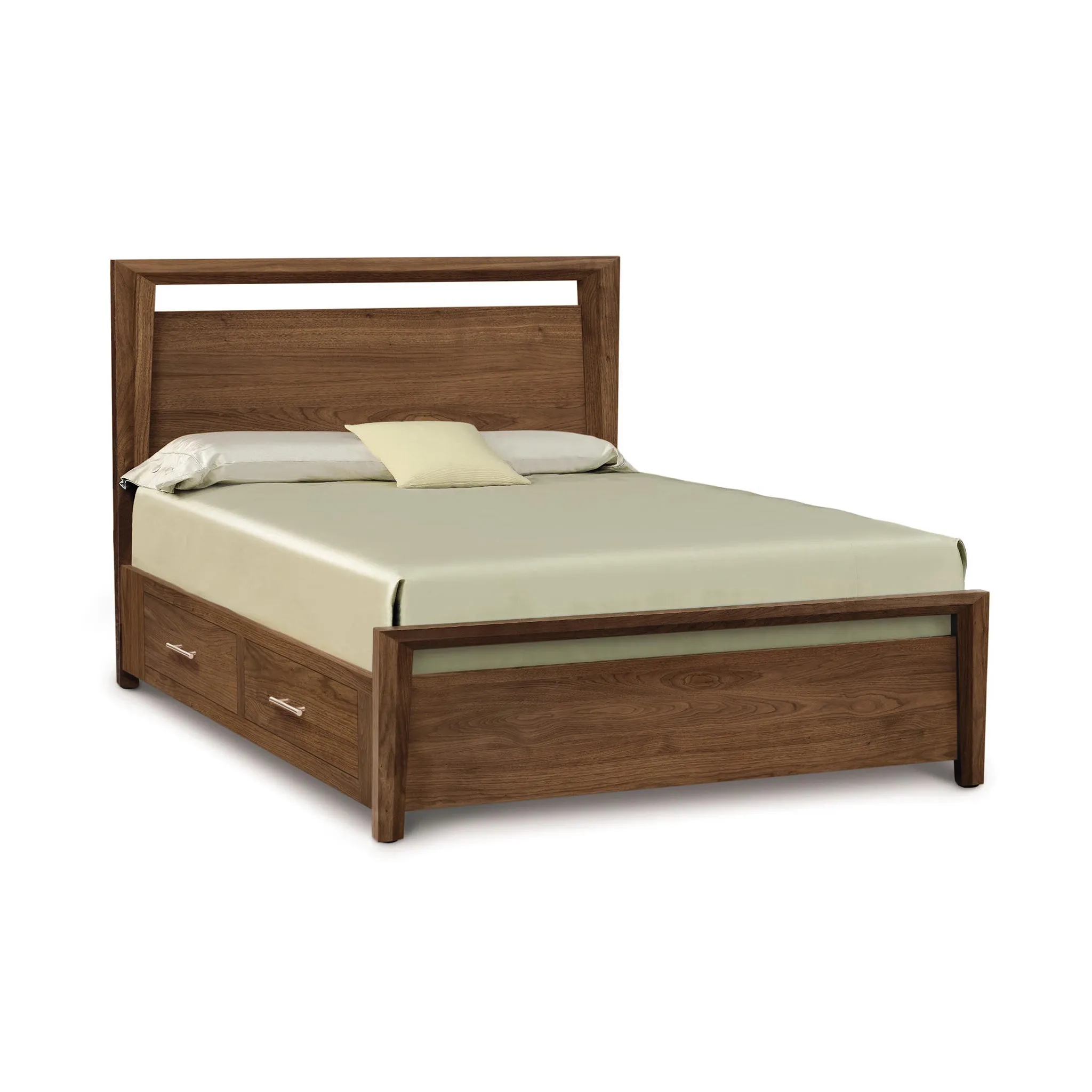 Mansfield Walnut Storage Bed