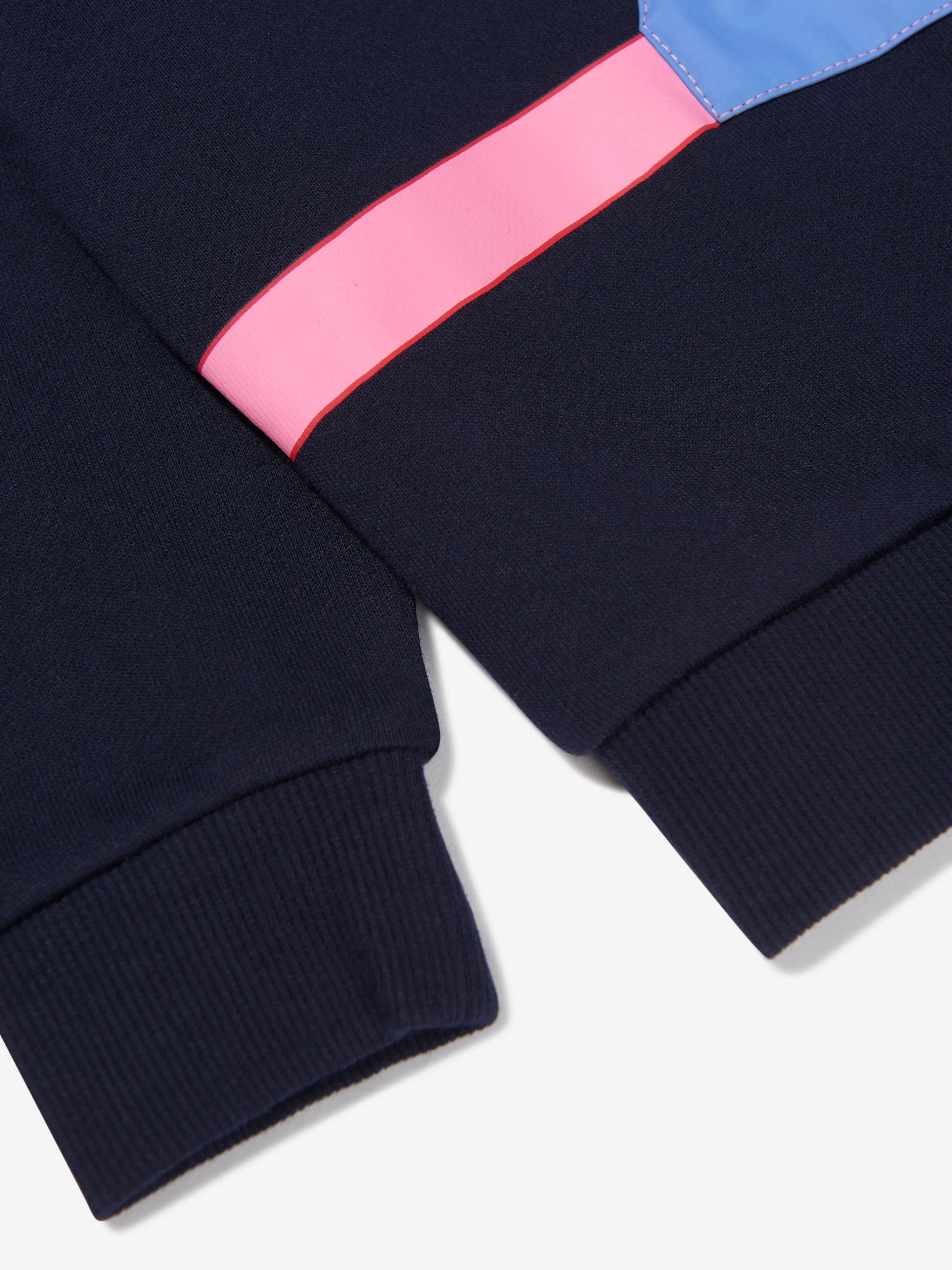 MARC JACOBS Girls Belt Bag Print Sweatshirt in Navy