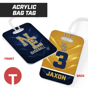 New Egypt Baseball - Hard Acrylic Bag Tag