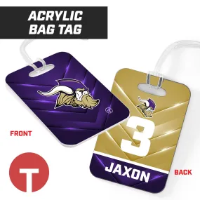 NKHS Vikings - Hard Acrylic Bag Tag