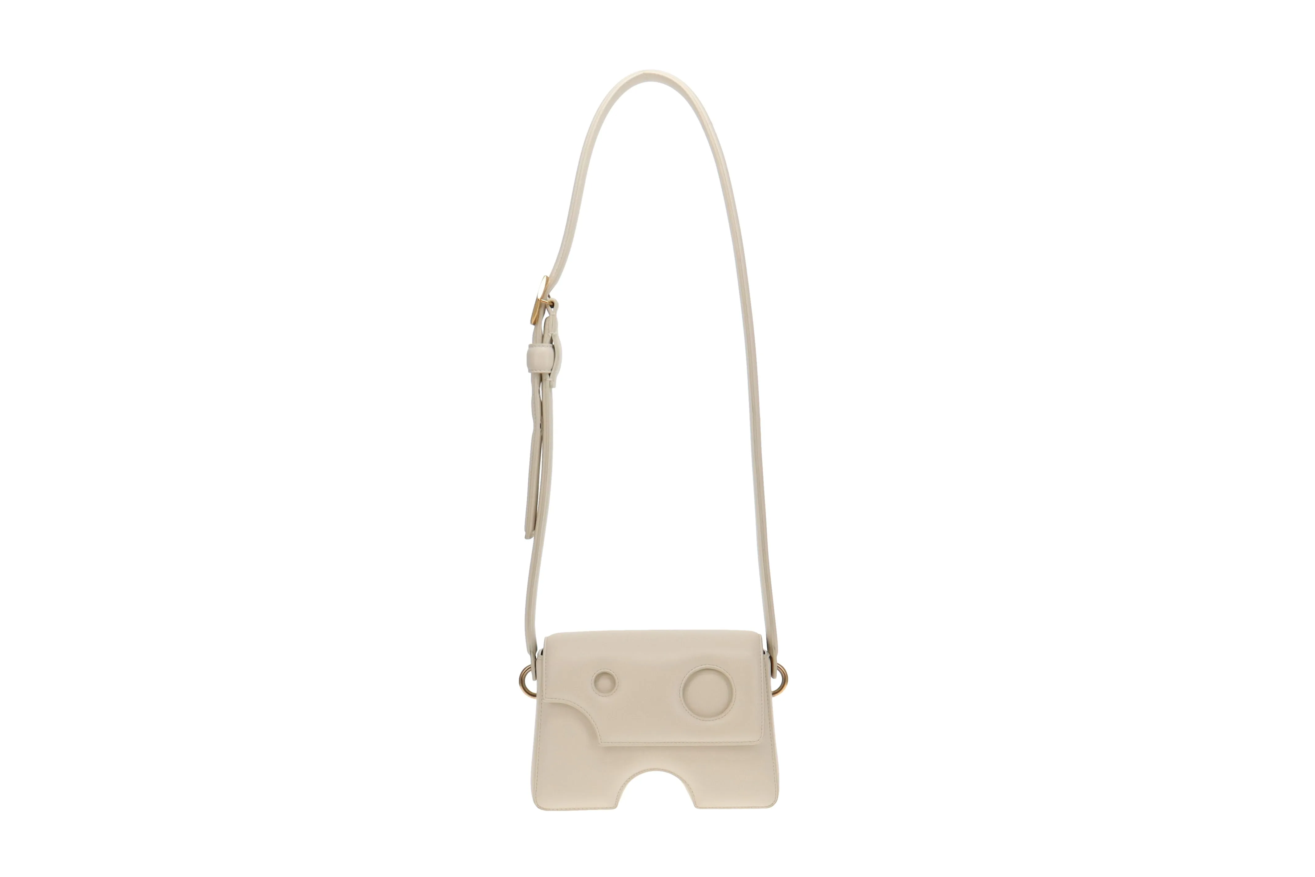 Off-White Leather Burrow 22 Shoulder Bag
