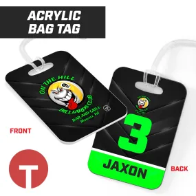 On the Hill Billiards Club - Hard Acrylic Bag Tag