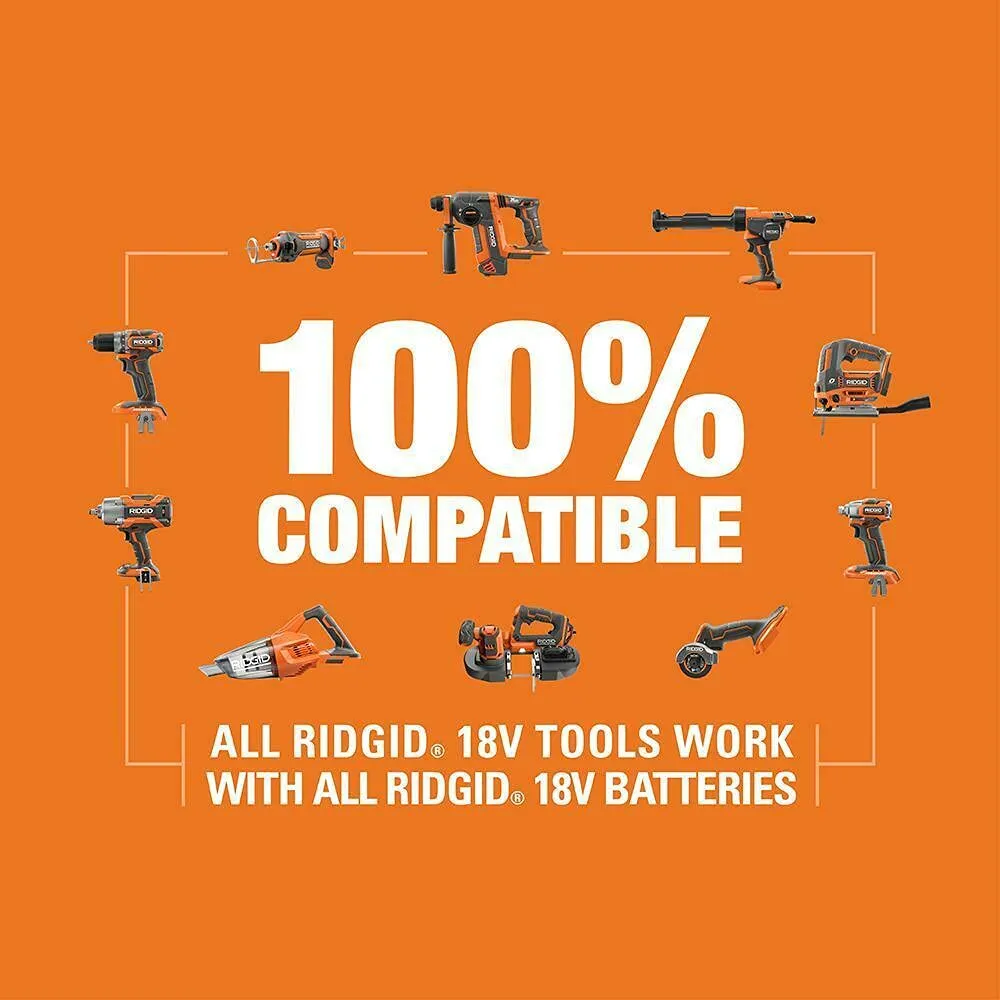 Open Box - RIDGID 18V Cordless 1/2 in. Drill/Driver Kit with (1) 2.0 Ah Battery and Charger