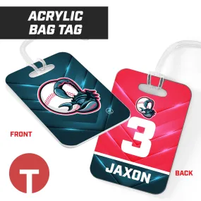 PBC Stingers - Hard Acrylic Bag Tag