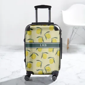 Personalised Suitcase | Sicilian Lemon