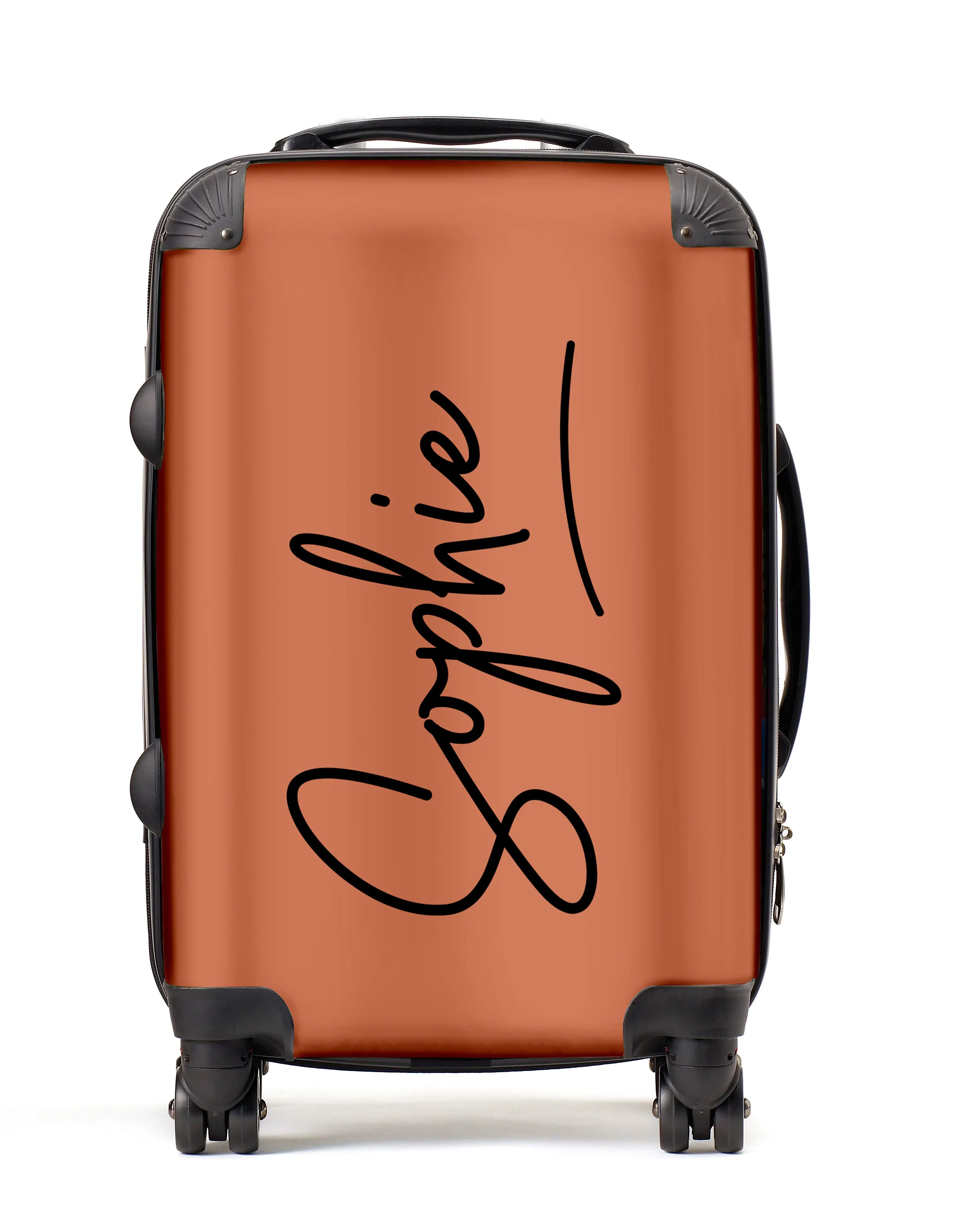 Personalised Suitcase | Signature in Caramel