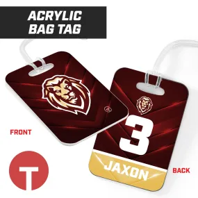 Praise Academy - Hard Acrylic Bag Tag