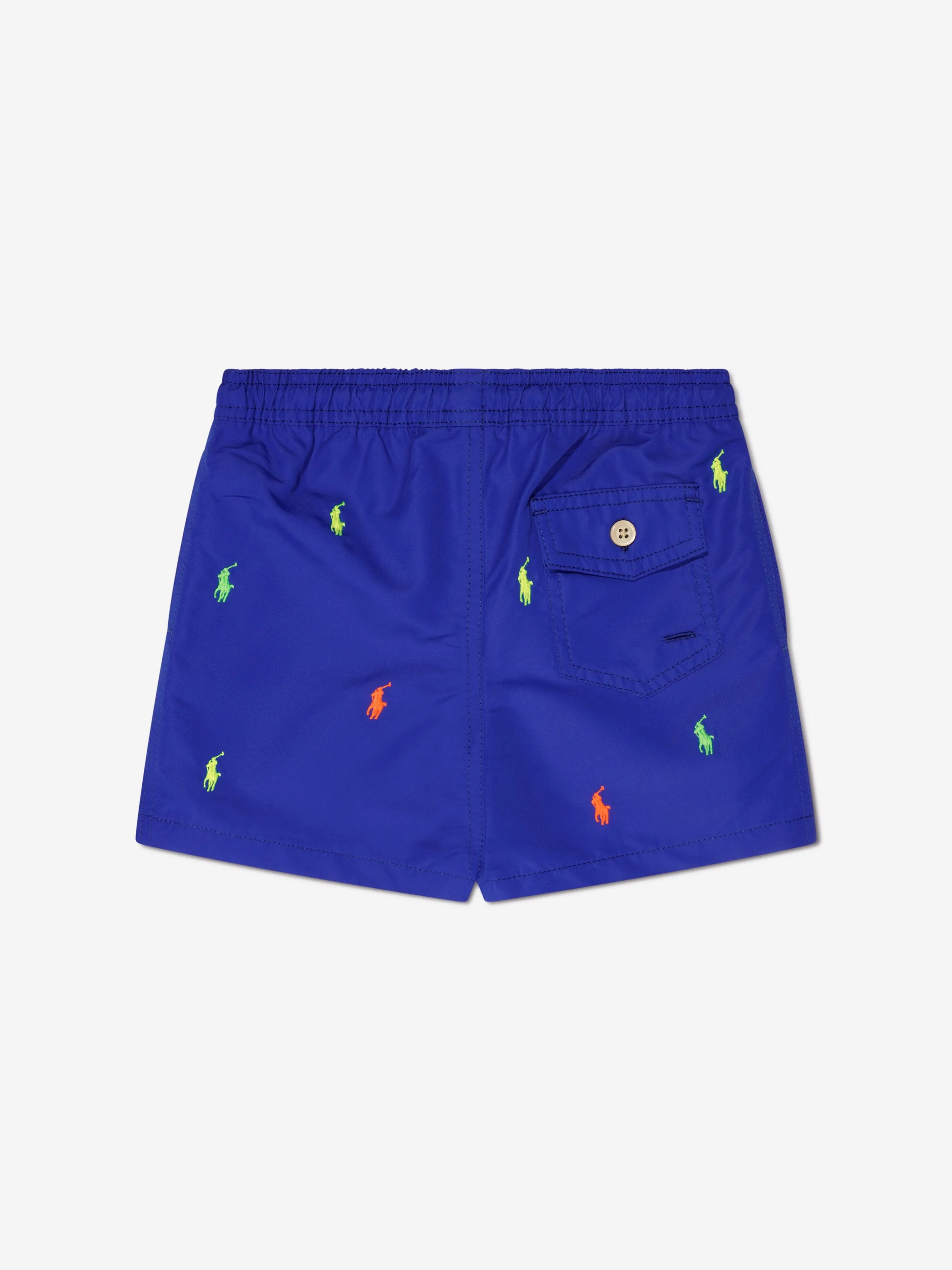 Ralph Lauren Boys Logo Swim Shorts in Blue