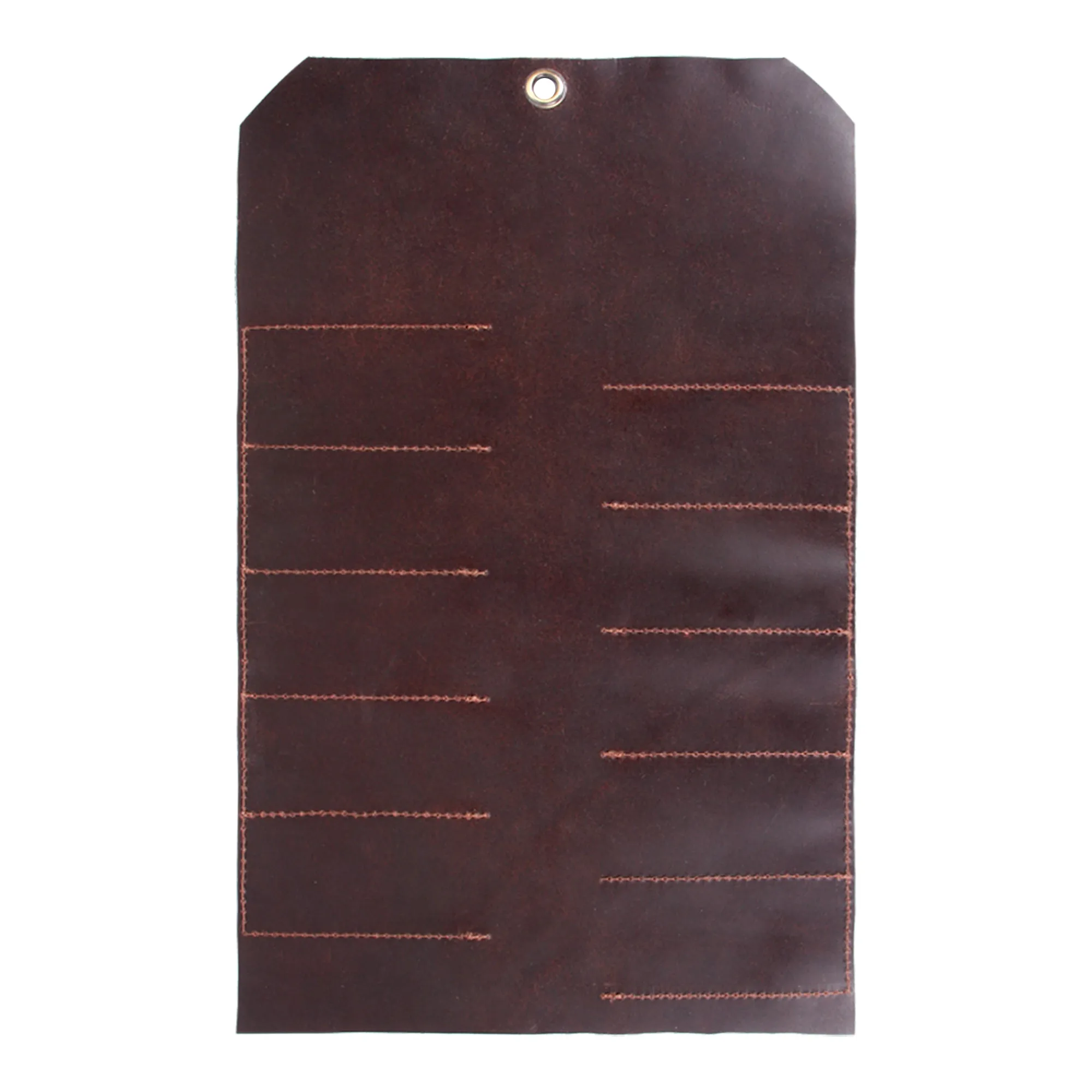 RAWHYD - Full Grain Leather Tool Roll Up Pouch - 10 tool slots